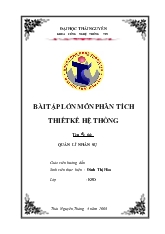 Đồ án Thiết kế hệ thống quản lý nhân sự cho Công ty cổ phần thiết bị áp lực Đông Anh