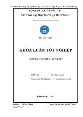 Khóa luận Giải pháp Marketing đẩy mạnh tiêu thụ sản phẩm ở Công ty Cổ phần Tin học Tín Khang