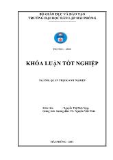Khóa luận Một số biện pháp nhằm nâng cao năng lực cạnh tranh tại công ty TNHH một thành viên thương mại dịch vụ xuất nhập khẩu Hải Phòng