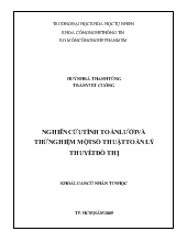 Khóa luận Nghiên cứu tính toán lưới và thử nghiệm một số thuật toán lý thuyết đồ thị