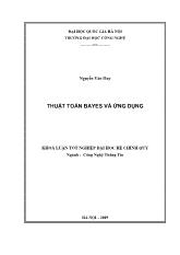 Khóa luận Thuật toán bayes và ứng dụng