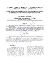 Luận văn Khắc phục rủi ro của nhà đầu tư cá nhân tại thị trường chứng khoán Việt Nam (sàn tp.HCM)