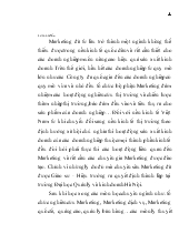 Luận văn Những giải pháp hoàn thiện công nghệ Marketing bán lẻ tại cửa hàng thực phẩm Hà Đông thuộc Công ty cổ phần nông sản thực phẩm Hà Tây