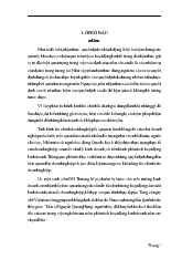 Luận văn Phân tích tình hình tài chính doanh nghiệp và những giải pháp góp phần nâng cao khả năng tài chính của Tổng công ty chè Việt nam