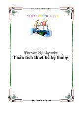 Phân tích thiết kế hệ thống Quản lý hàng hóa cho công ty thương mại dịch vụ và xuất nhập khẩu Hải Phòng