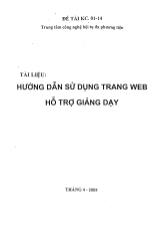 Tài liệu hướng dẫn sử dụng trang web hỗ trợ giảng dạy