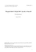 Bài nghiên cứu Tổng quan Kinh tế Thế giới 2009 - Qua đáy và Phục hồi