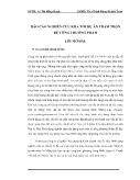 Báo cáo Nghiên cứu khảthi dựán trạm trộn bê tông thương phẩm