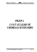 Khóa luận Hoàn Thiện Chính Sách Tín Dụng Tại Công Ty Cổ Phần Kim Khí Miền Trung