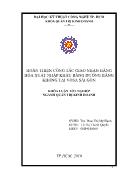 Khóa luận Hoàn thiện công tác giao nhận hàng hóa xuất nhập khẩu bằng đường hàng không tại vosa Sài Gòn