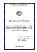 Khóa luận Thực trạng và giải pháp nâng cao hiệu quả hoạt động kinh doanh xuất khẩu sản phẩm gỗ tại công ty TNHH 1 tv lâm nghiệp Sài Gòn ( forimex