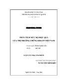 Luận văn Phân tích mức độ hiệu quả của thị trường chứng khoán Việt Nam
