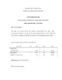 Công trình Mô hình lựa chọn nhân tố trong hoạch định cấu trúc vốn – vận dụng xem xét các nhân tố ảnh hƣởng đến cấu trúc vốn của các công ty niêm yết trên thị trƣờng chứng khoán Việt Nam