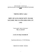 Luận văn Một số giải pháp đẩy mạnh xuất khẩu trái cây đồng bằng sông Cửu Long