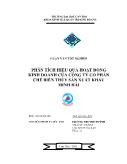 Luận văn Phân tích hiệu quả hoạt động kinh doanhcủa Công tyCổ Phần chế biến thủy sản xuất khẩu MinhHải