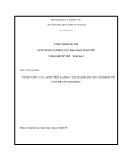 Công trình Nhận thức của sinh viên đại học tại thành phố Hồ Chí Minh về vấn đề môi trường