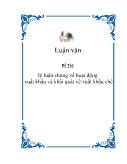 Luận văn Lý luận chung về hoạt động xuất khẩu và khái quát về xuất khẩu chè