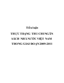 Tiểu luận Thực trạng thu chi ngân sách nhà nước Việt Nam trong giai đoạn 2009-2011