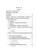 Chuyên đề Đánh giá hiệu quả kinh tế- Xã hội- môi trường của dự án xây dựng nhà vệ sinh nông thôn tại xã An Nội – huyện Bình Lục- tỉnh Hà Nam
