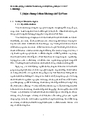 Chuyên đề Hoạt động xuất khẩu Than khoáng sản Việt Nam giai đoạn 2001-2007