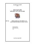 Bài tập lớn Thiết kế bộ lọc FIR thông cao bằng phương pháp lấy mẫu tần số