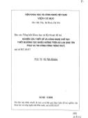 Đề tài Nghiên cứu thiết kế và công nghệ chế tạo thiết bị đóng cọc nhiều hướng trên xà lan 2000 tấn phục vụ thi công công trình thủy