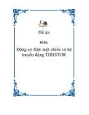Đồ án Động cơ điện một chiều và hệ truyền động Tiristor