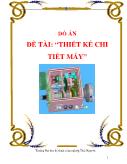 Đồ án Thiết kế chi tiết máy