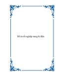 Đồ án Thiết kế hệ thống trang bị điện cho truyền động ăn dao của nhà máy doa vạn năng 2620B