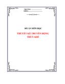 Đồ án Tính toán và thiết kế hệ thống truyền động thủy lực của xe nâng tự hành