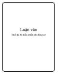 Luận văn Thiết kế bộ điều khiển cho động cơ lọc bụi tĩnh điện