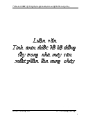 Luận văn Tính toán thiết kế hệ thống sấy trong nhà máy sản xuất phân lân nung chảy