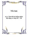 Tiểu luận Tìm hiểu hệ thống nhiên liệu động cơ xăng ZIL- 130