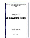 Bài giảng Ăn mòn và bảo vệ kim loại