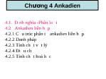 Hóa học - Chương 4: Ankadien