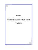 Bài luận vệ sinh bao bì thủy tình va lon