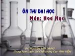 Bổ trợ kiến thức hóa vô cơ - Đại cương - Bài 7: CO2 phản ứng với dung dịch bazo