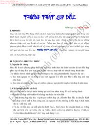 Bồi dưỡng kiến thức 10, 11, 12 môn Hóa học