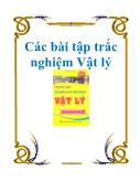 Các bài tập trắc nghiệm Vật lý