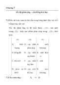 Chương 7: Tốc độ phản ứng – Cân bằng hoá học