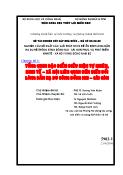 Chuyên đề Tổng quan đặc điểm điều kiện tự nhiên, kinh tế – Xã hội liên quan đến biến đổi lòng dẫn hạ du sông Đồng Nai – Sài Gòn
