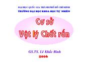 Cơ sở vật lý chất rắn