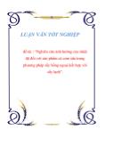 Đề tài Nghiên cứu ảnh hưởng của nhiệt độ đối với sản phẩm cá cơm săn trong phương pháp sấy hồng ngoại kết hợp với sấy lạnh
