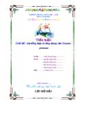 Đề tài Sự tổng hợp và ứng dụng của Enzzyme protease