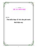 Đề tài Tìm hiểu thực tế việc thu phí nước thải hiện nay
