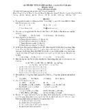 Đề thi thử tuyển sinh đại học, cao đẳng năm 2011 môn thi: Hoá