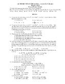 Đề thi thử tuyển sinh đại học, cao đẳng năm 2011 môn thi: Hoá