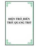 Điện trở biến trở quang trở