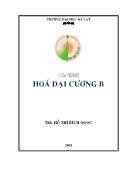 Giáo trình hoá đại cương B