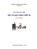 Giáo trình thực hành máy và quá trình thiết bị